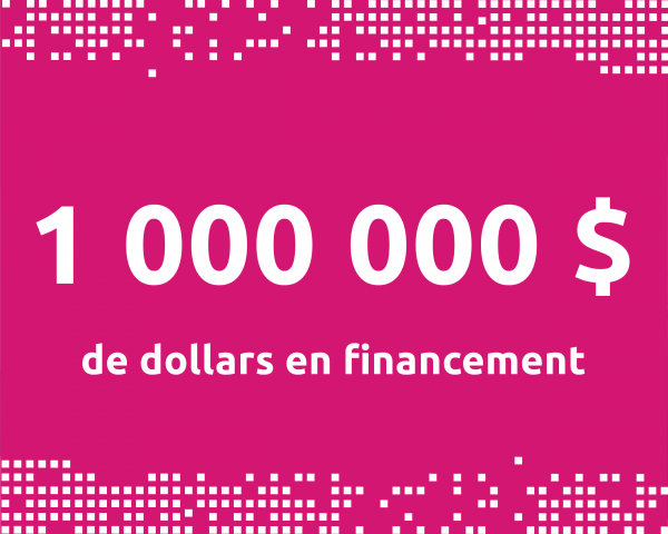 1 million de dollars en financement